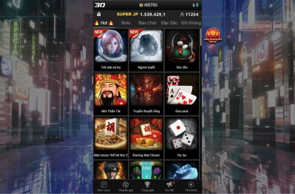 Slot Game 3D đã trở thành điểm đến lý tưởng cho người chơi