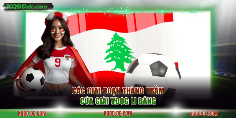 Các giai đoạn thăng trầm của giải VĐQG Li Băng